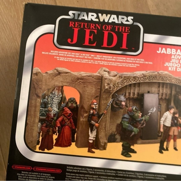Jabba's Palace Hasbro Star Wars Return of the Jedi  includes 2 figures - Picture 2 of 8